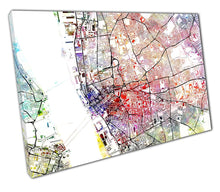 Carica immagine nel visualizzatore della galleria, Central LIVERPOOL Street Map Art Print watercolour name Ready to Hang Wall Art Print Picture For Home Office Decor
