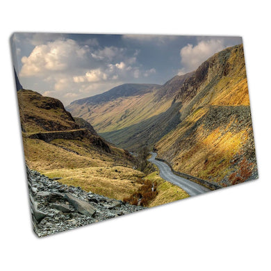 Keswick Honister Pass Slate The Lake District Cumbria Ready to Hang Wall Art Print Picture For Home Office Decor