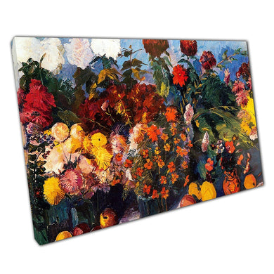 Classic Textured Oil Painting Style Flowers Floral Bouquets Fruits Wall Art Print On Canvas Picture For Home Office Decor