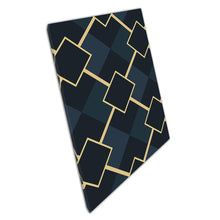 Load image into Gallery viewer, Minimal 1920&#39;s Art Deco Digital Illustration Style Geometric Gold Black Pattern Wall Art Print On Canvas Picture For Home Office Decor
