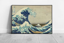 Load image into Gallery viewer, Katsushika Hokusai The Great Wave off Kanagawa Wall Art Print on Paper Framed Picture print
