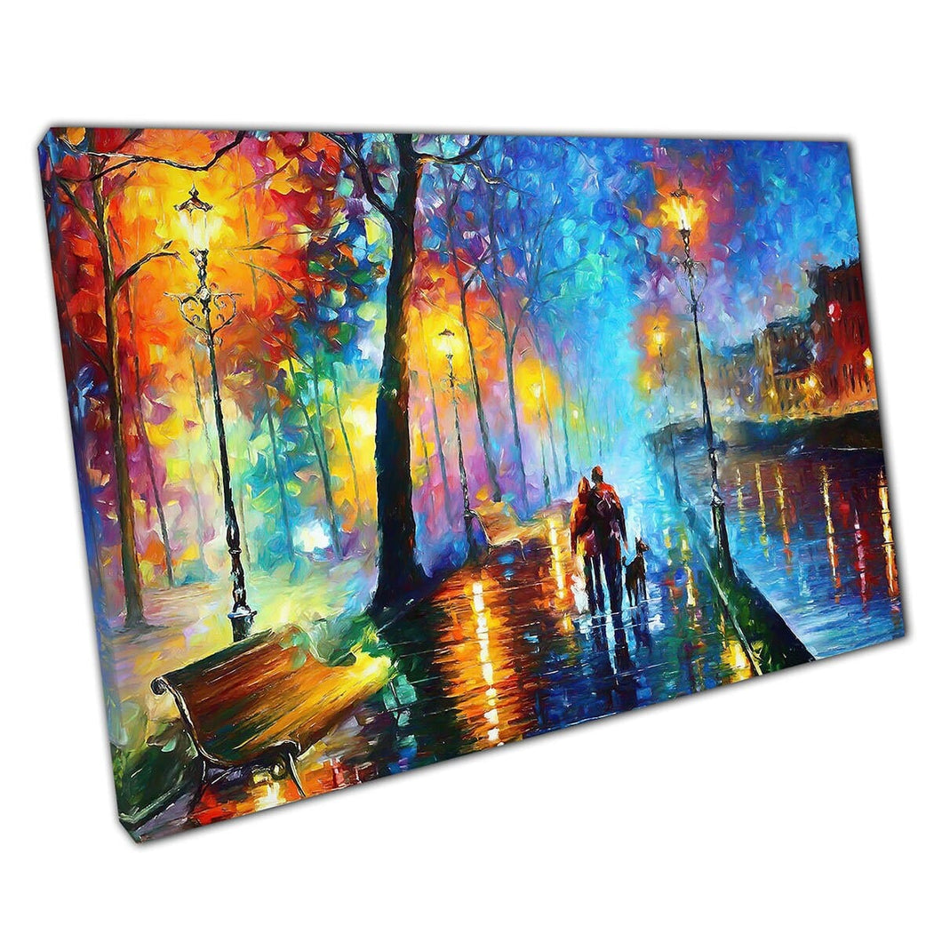 Melody Of The Night By Leonid Afremov Classic Painting Reproduction Canvas Wall Art print on canvas Picture for Home Office Decor