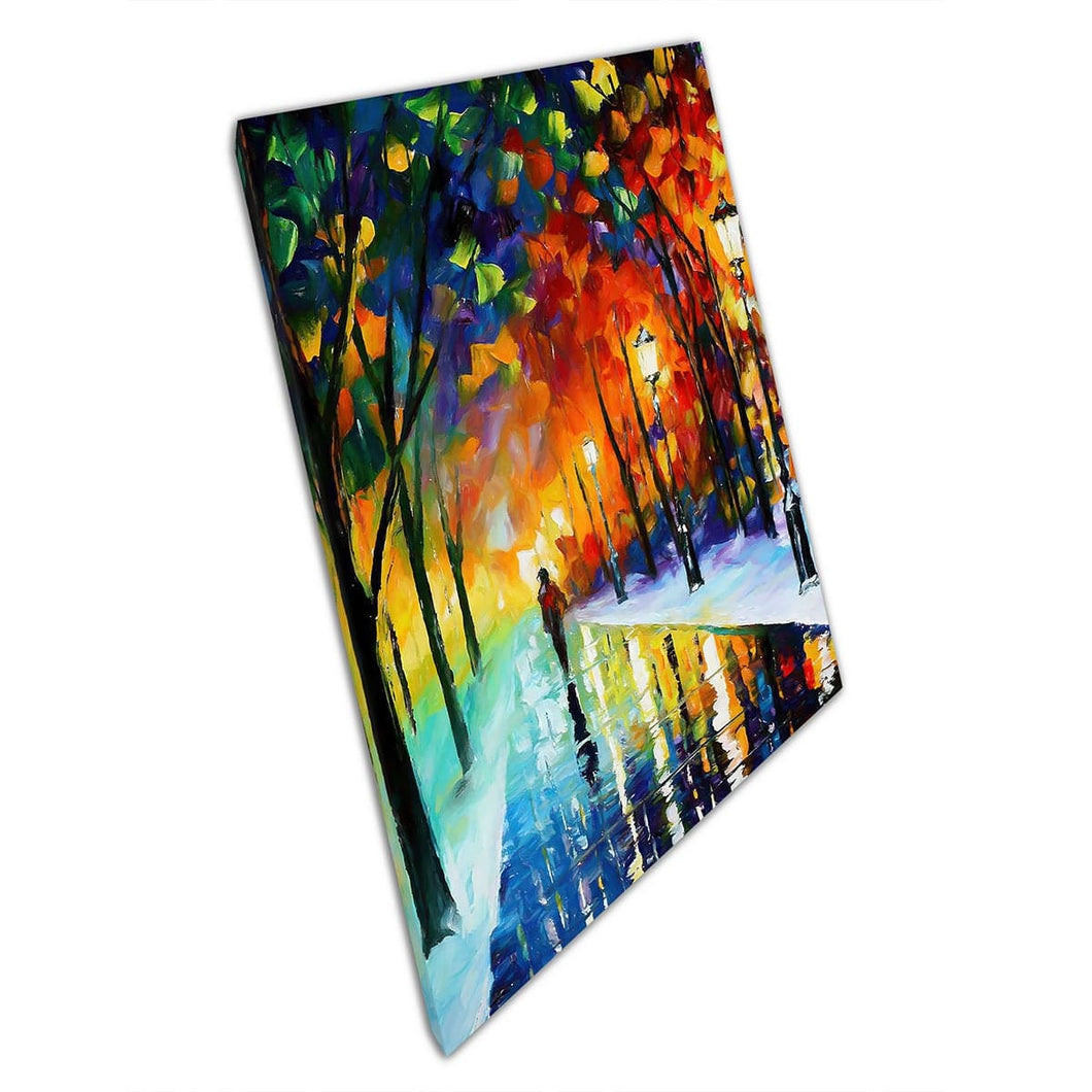 Pintura de invierno Pintura impresa lienzo de arte Impresión en la imagen del lienzo para la decoración de la oficina en el hogar