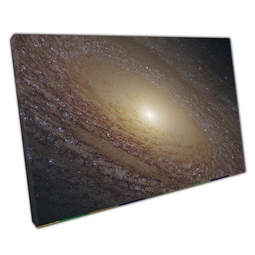 Canvas print flocculente spiraalvormige melkwegruimte muur kunstprint gemonteerd canvas print klaar om op te hangen