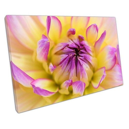 Afdrukken op canvas close -up bloemenprint canvas muur kunst print gemonteerd canvas print klaar om op te hangen