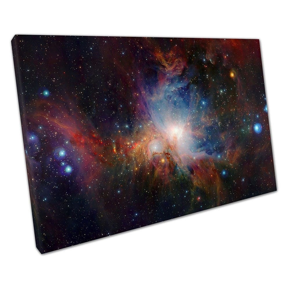 Spectacular Deep Space light cosmos Ready to Hang Wall Art Print Mounted Canvas print