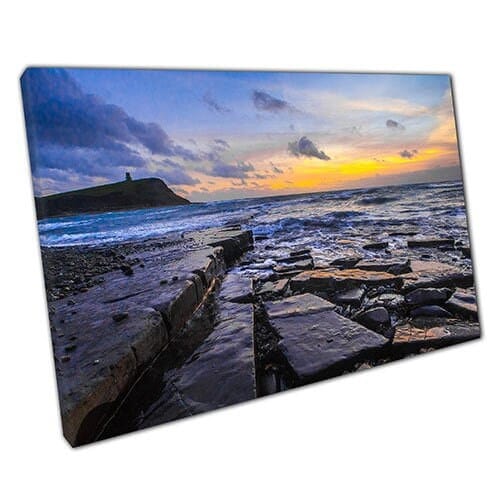 Print on Canvas coastal seascape Ready to Hang canvas Wall Art Print Mounted Canvas print