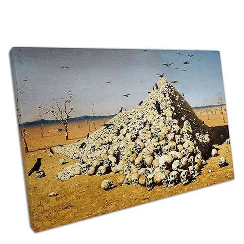 Afdrukken op canvas vasily vereshchagin reproductie muur kunst gemonteerd canvas print klaar om op te hangen