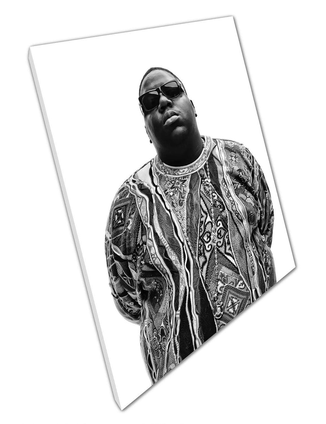 Hip Hop -legende Biggie Smalls Music Art klaar om muurwand te hangen afdrukken gemonteerde canvas print