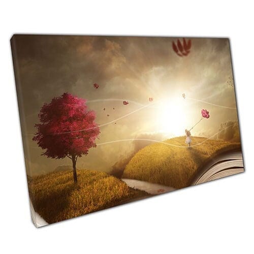 Print on Canvas Fantasy Books Ready to Hang Canvas Wall Art Print Mounted Canvas print