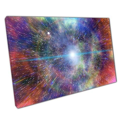 Afdrukken op canvas abstracte Galaxy Art klaar om muurwand te hangen afdrukken gemonteerd canvas print
