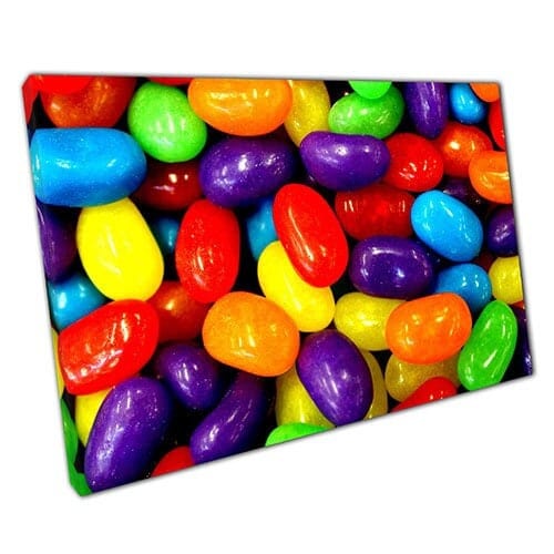 Stampa su tela Big Jelly Beans Pronto per appendere la parete Stampa di tela montata