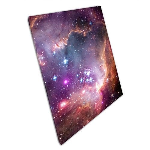 Print on Canvas SPACE GAS CLOUD Ready to Hang canvas Wall Art Print Mounted Canvas print