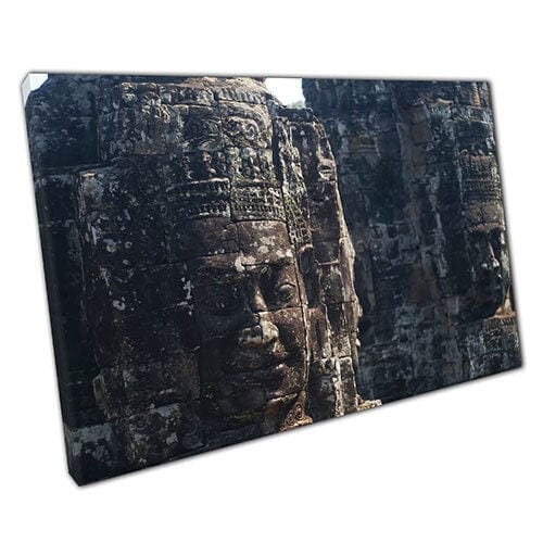 Stampa su tela bayon khmer tempio cambodia wall art stampare in tela montata