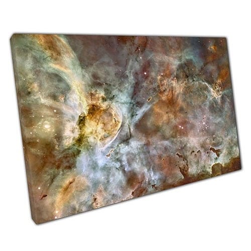 Canvas print ster geboorte in de extreme ruimte muur kunst print gemonteerde canvas print