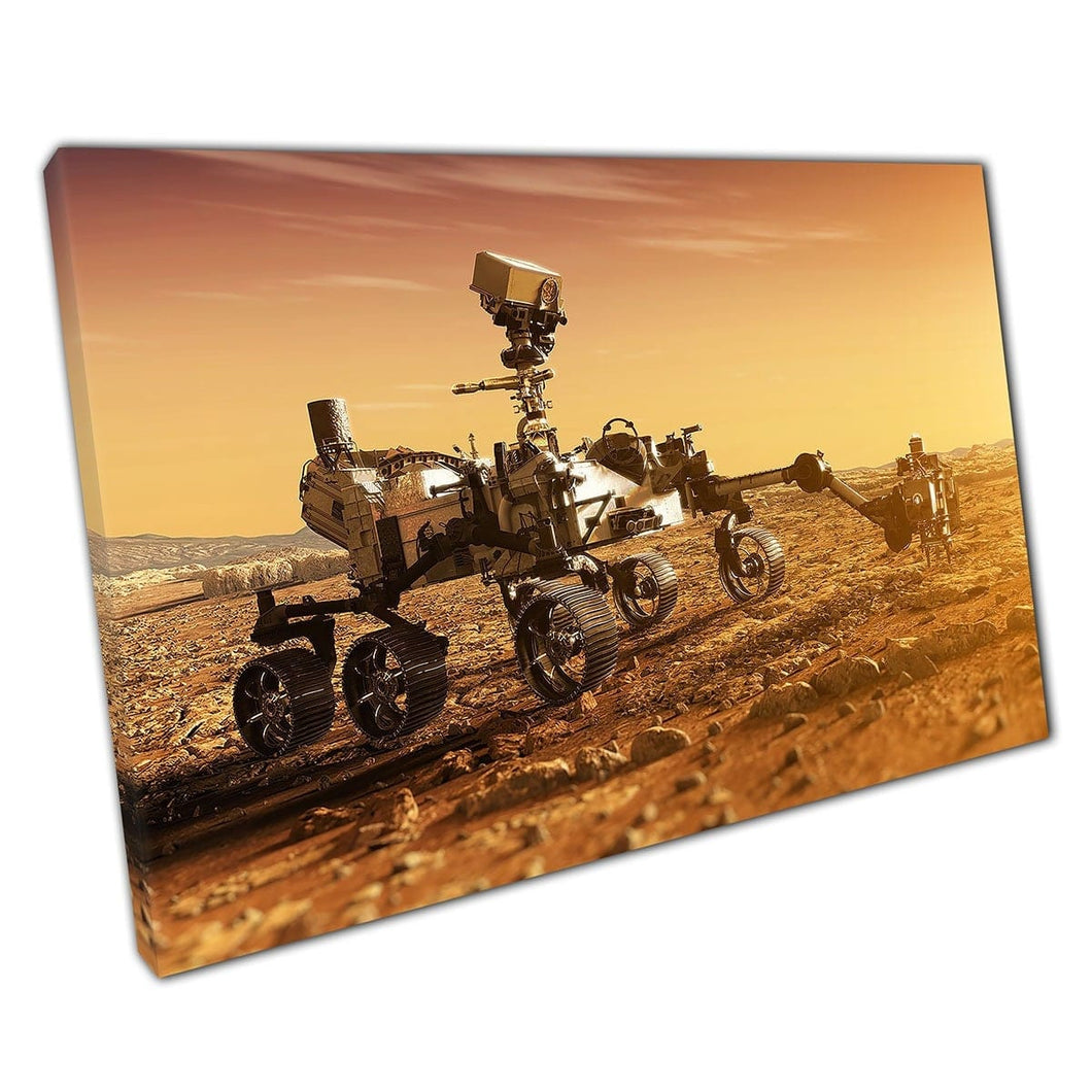 MISSIONE PERSEVERANZA MARS ROVER ESPLORA IL MARS IL ROSSO SPAZIO SPAZIO DI ESPLORAZIONE DELLA MOLTA STAMPA