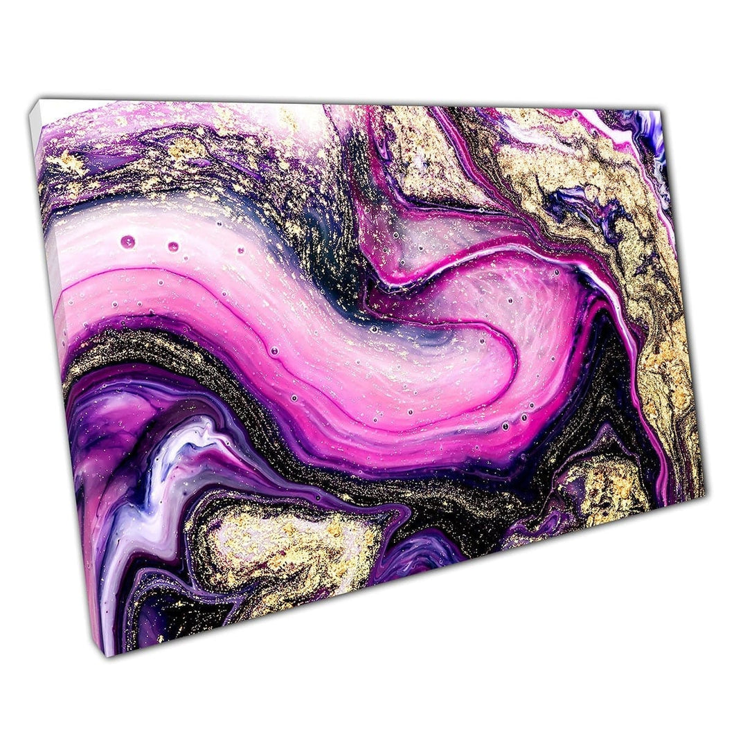 Marmeren swirl -stijl abstract kunstpatroon canvas muur kunst print op canvas gemonteerde canvas print