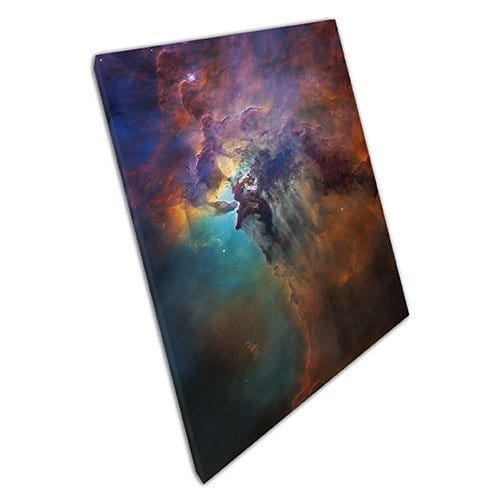 Stampa su tela Gas Cloud Space Art Pronto da appendere in tela Wall Art Stampa tela montata
