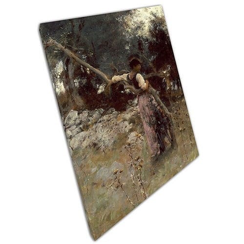 Canvas print John Singer Sargent A Capriote Reproductie Wall Art Print op canvas gemonteerde canvas print