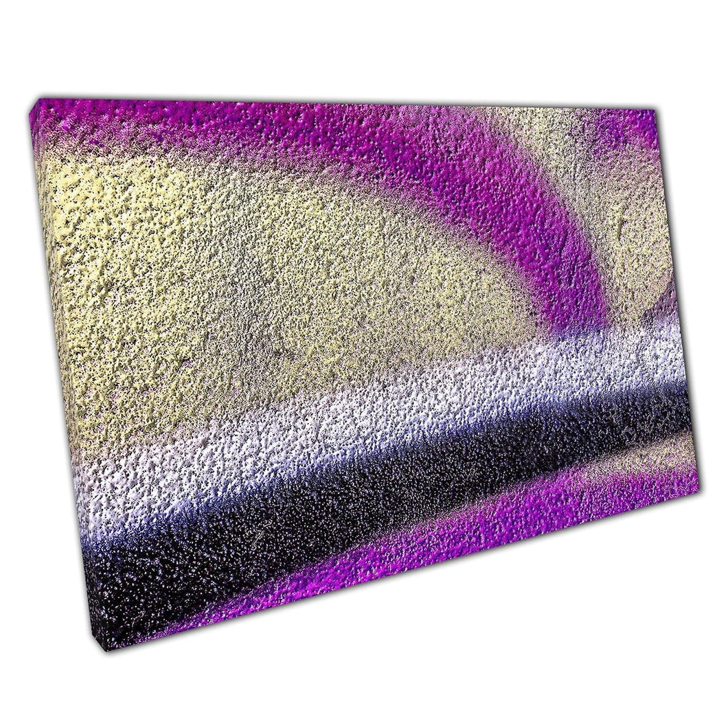 Abstract Street Art Weathered Concrete Grunge Spray Painted Graffiti Rough Texture Wall Art Print On Canvas Mounted Canvas print