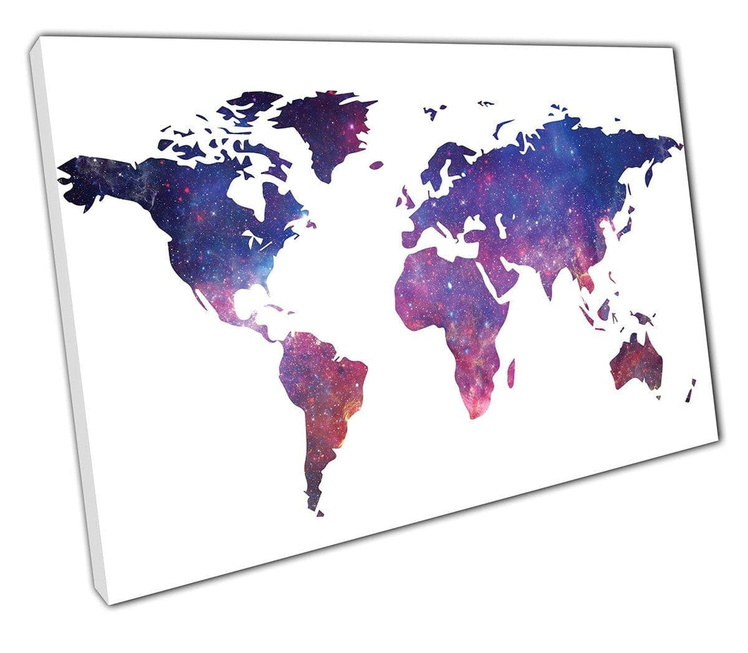 Afdrukken op canvas World Map Wall Art Klaar om afdrukken canvas afdrukken op te hangen